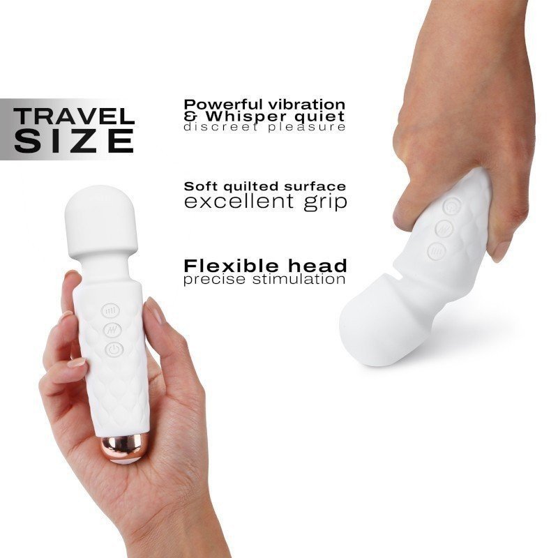 Dorcel Mini Wanderful Blanc Stimulateur Clitoris Rechargeable