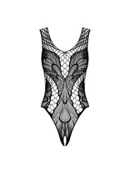 Obsessive Lingerie B138 Body Sexy Noir en Résille avec motif ajouré