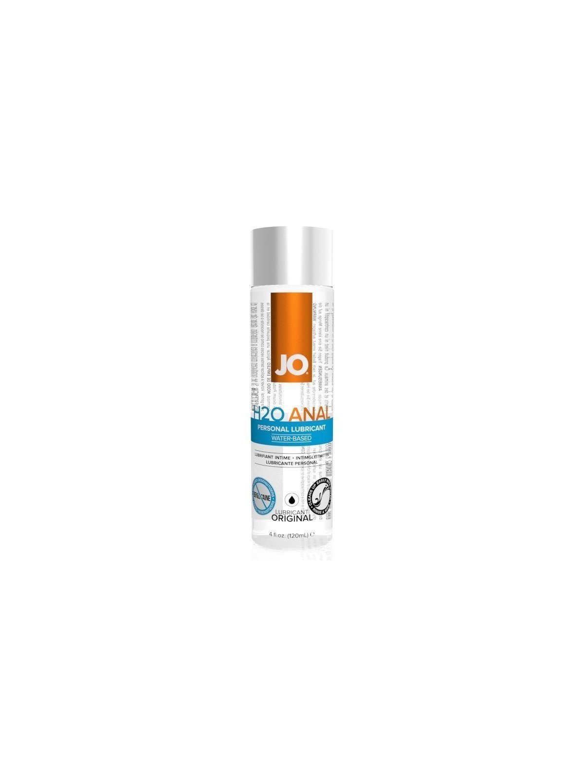 System Jo H2O Anal Original Lubrifiant intime à base d'eau 120 ml