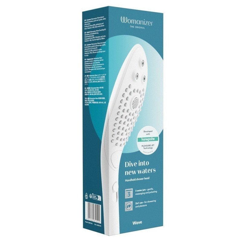 Womanizer Wave Pommeau de Douche Blanc et stimulateur de clitoris