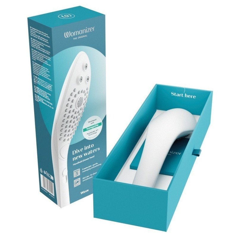 Womanizer Wave Pommeau de Douche Blanc et stimulateur de clitoris