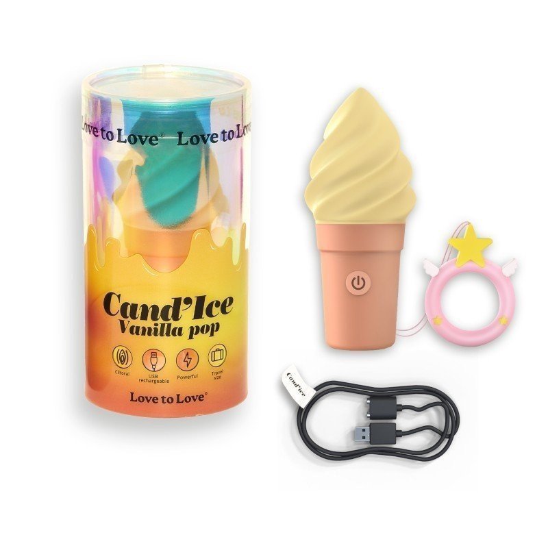 Love to Love Stimulateur Cand'Ice Vanilla Pop