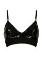 Catanzaro Brassière Jade en Vinyle Noir