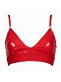 Catanzaro Brassière Jade en Vinyle Rouge