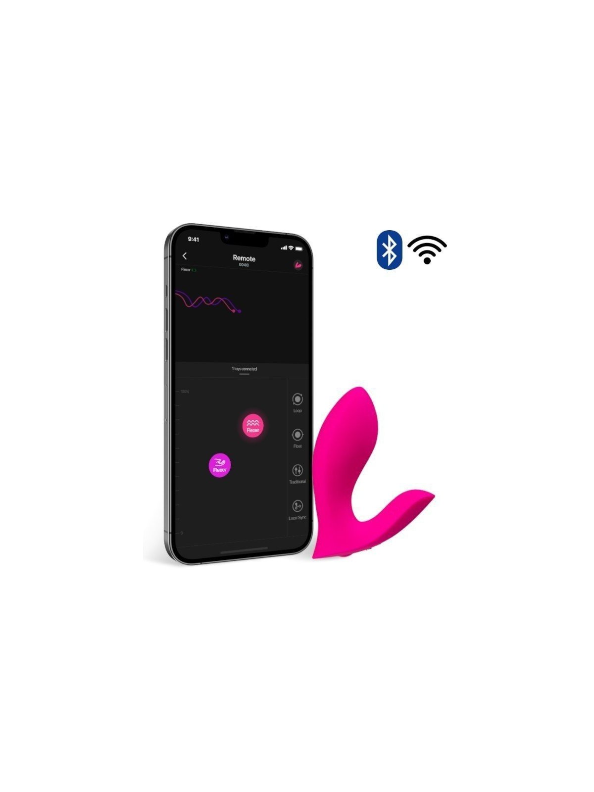 Lovense Flexer Stimulateur Clitoris et Point G Connecté