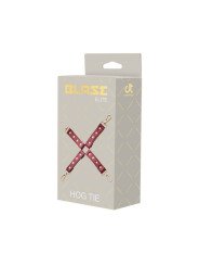 Blaze Elite Attache Hogtie pour Menottes Rouge