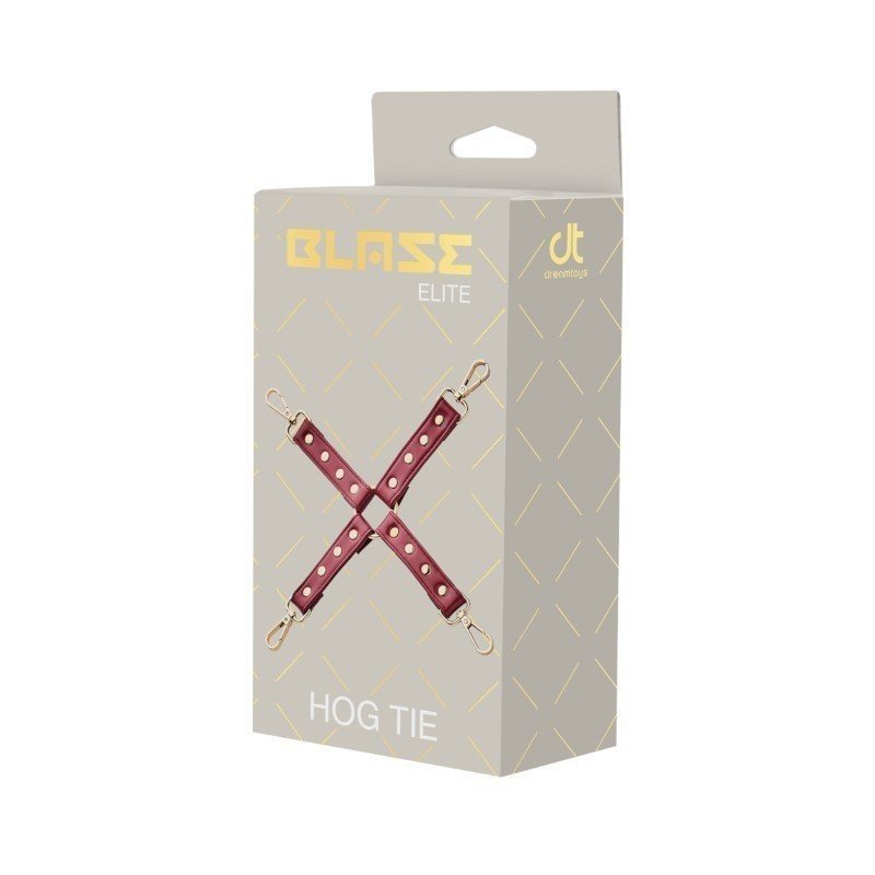 Blaze Elite Attache Hogtie pour Menottes Rouge