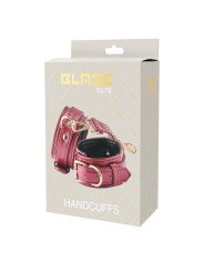 Blaze Elite Menottes Poignets Simili Cuir Rouge