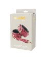 Blaze Elite Menottes Chevilles Simili Cuir Rouge