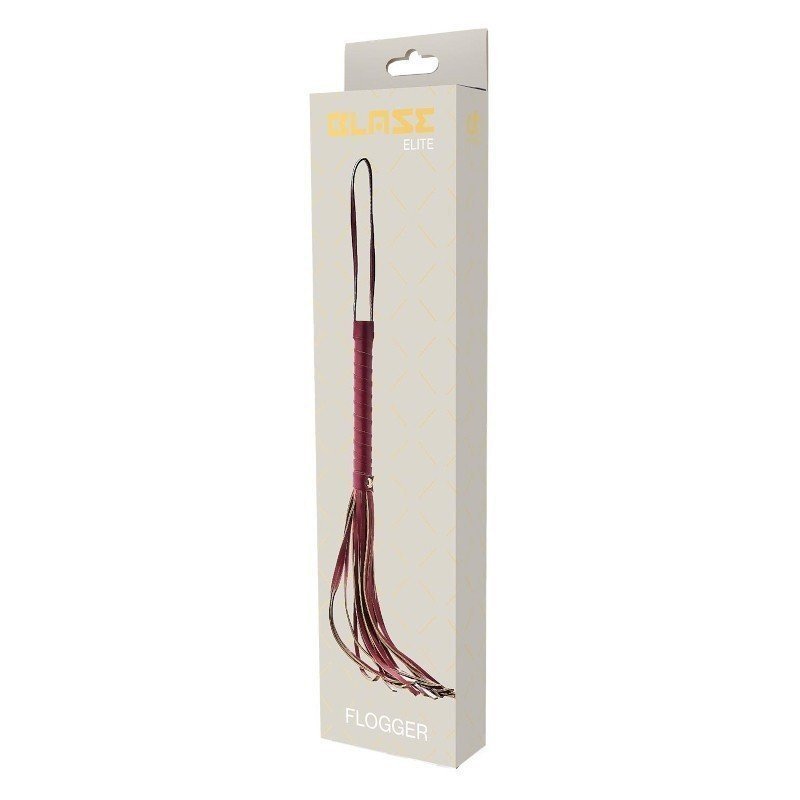 Blaze Elite Martinet Simili Cuir Rouge