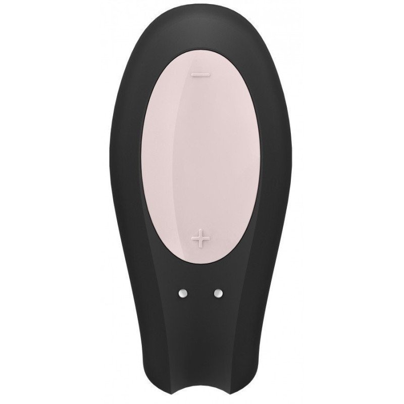 Satisfyer Double Joy Noir Stimulateur Connecté