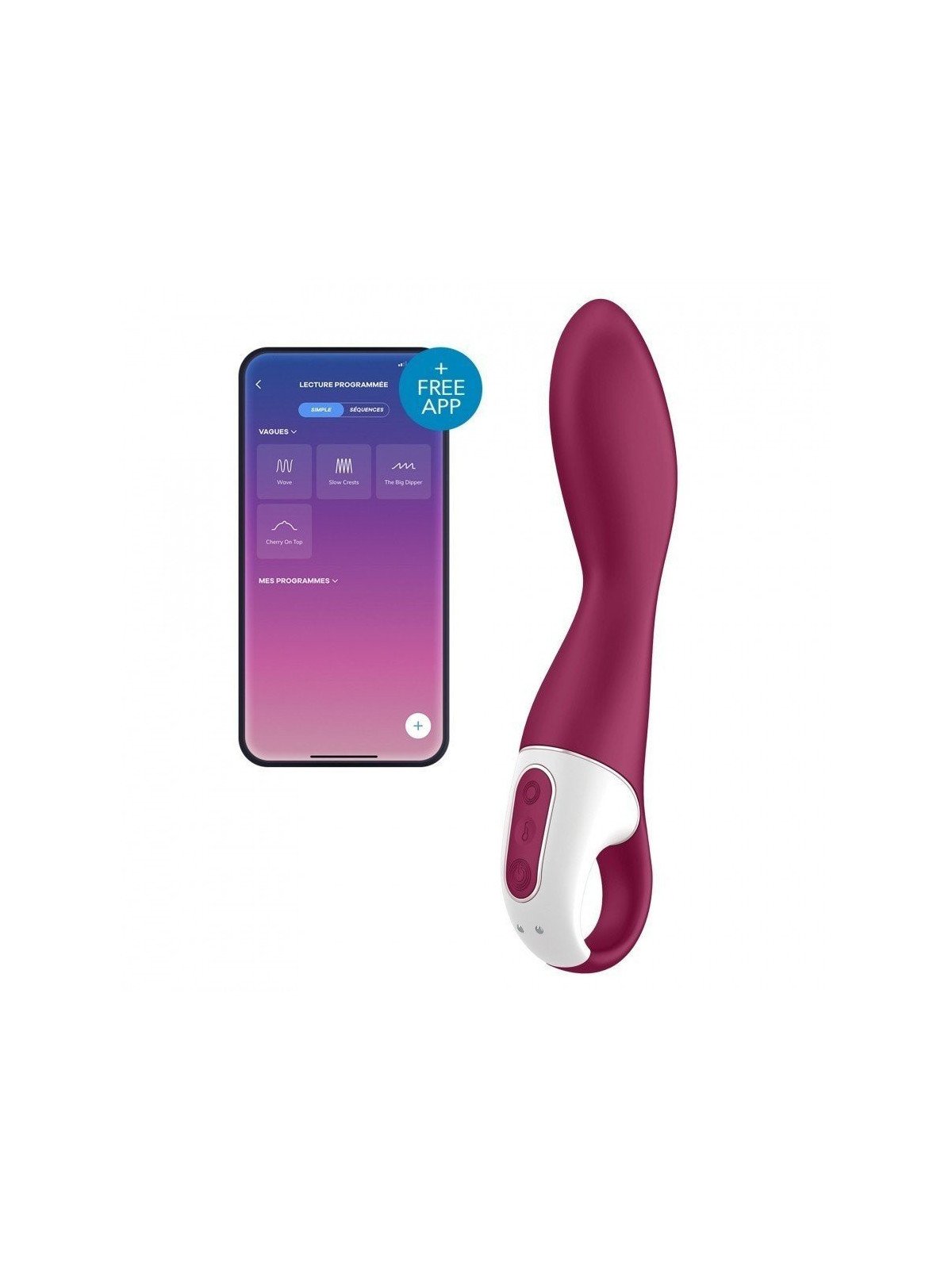 Satisfyer Heated Thrill Vibromasseur Chauffant Connecté