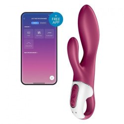 Satisfyer Heated Affair Vibromasseur Rabbit Chauffant Connecté