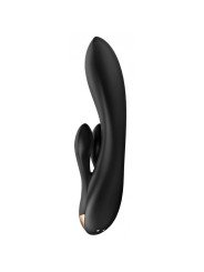 Satisfyer Double Flex Noir Vibromasseur Rabbit Connecté