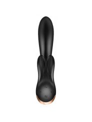 Satisfyer Double Flex Noir Vibromasseur Rabbit Connecté