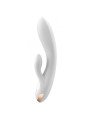 Satisfyer Double Flex Blanc Vibromasseur Rabbit Connecté