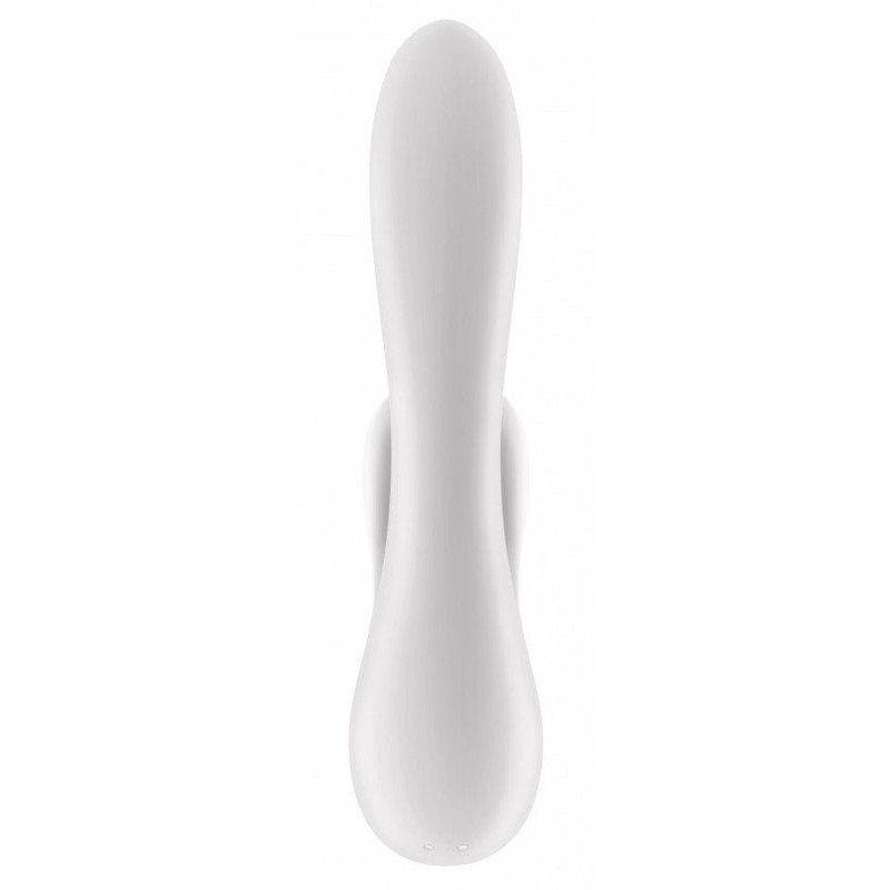 Satisfyer Double Flex Blanc Vibromasseur Rabbit Connecté