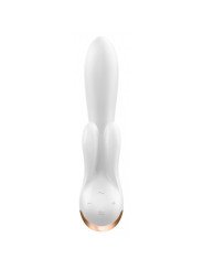 Satisfyer Double Flex Blanc Vibromasseur Rabbit Connecté