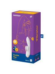 Satisfyer Double Flex Blanc Vibromasseur Rabbit Connecté