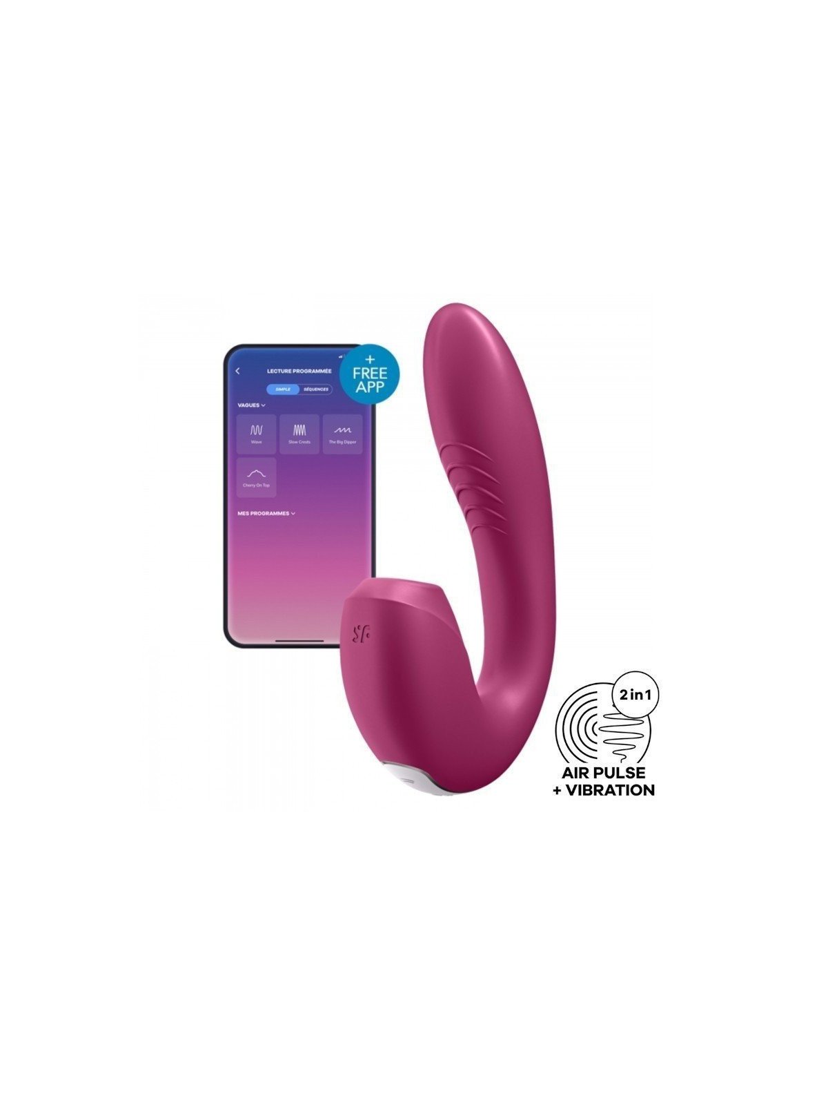 Satisfyer Sunray Stimulateur Point G et Clitoris Connecté