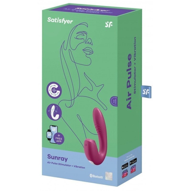 Satisfyer Sunray Stimulateur Point G et Clitoris Connecté