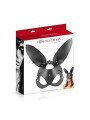 Fetish Tentation Masque Lapin en Simili Cuir Noir