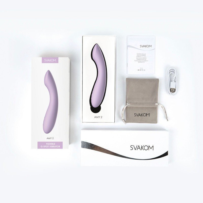 Svakom Amy 2 Lilac Vibromasseur Rechargeable