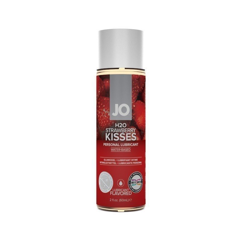 System Jo H2O Strawberry Kisses Lubrifiant à base d'eau 60 ml