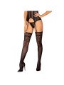 Obsessive Lingerie Bas en Résille Noire S825 Obsessive Lingerie