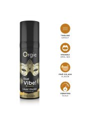 Orgie Gel Intime Vibrant Comestible Dual Vibe Pina Colada La Clef des Charmes 