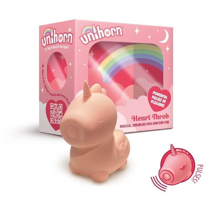 Unihorn Stimulateur Clitoridien Licorne Heart Throb Rose