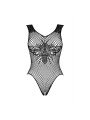 Obsessive Lingerie B134 Body Sexy en Large Résille Noire