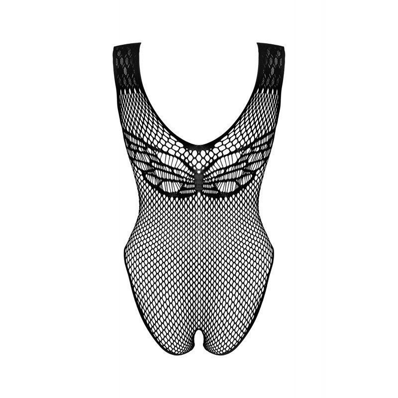 Obsessive Lingerie B134 Body Sexy en Large Résille Noire