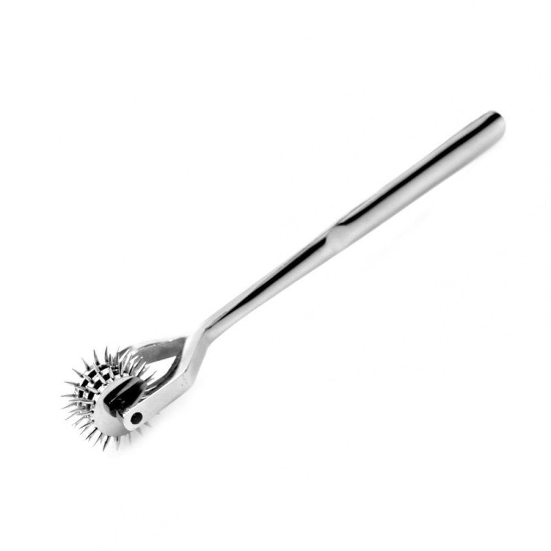 Roulette Wartenberg 3 roues à aiguilles Inox pour jeux BDSM