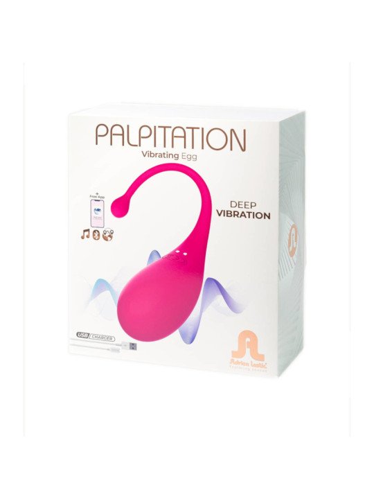 Adrien Lastic Palpitation Rose Oeuf Vibrant Connecté