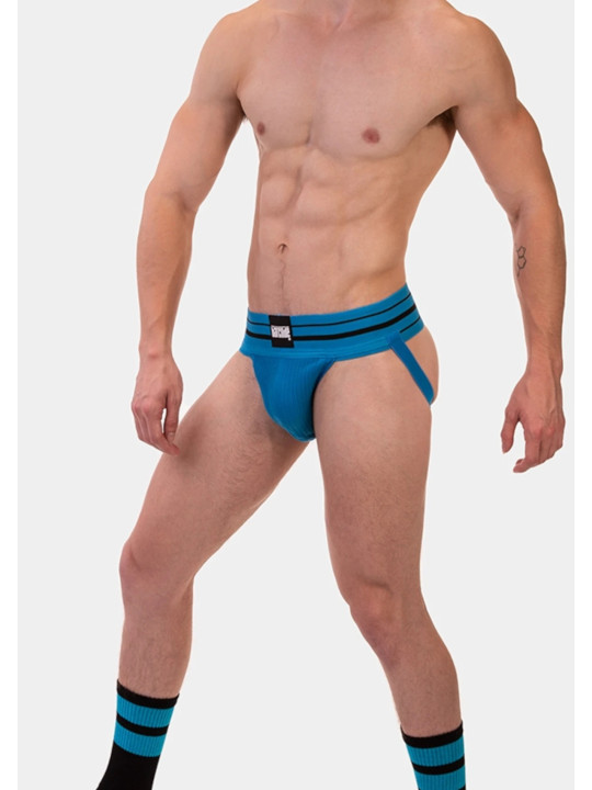 Barcode Berlin Jockstrap Andreus Bleu Néon