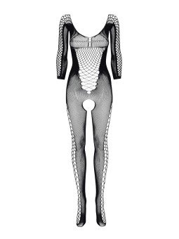 Beauty Night Lucelia Combinaison Manches Longues en Resille Noire