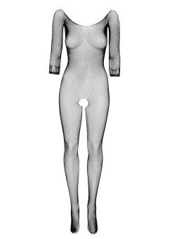 Beauty Night Martha Diamond Combinaison Resille Noire et Strass