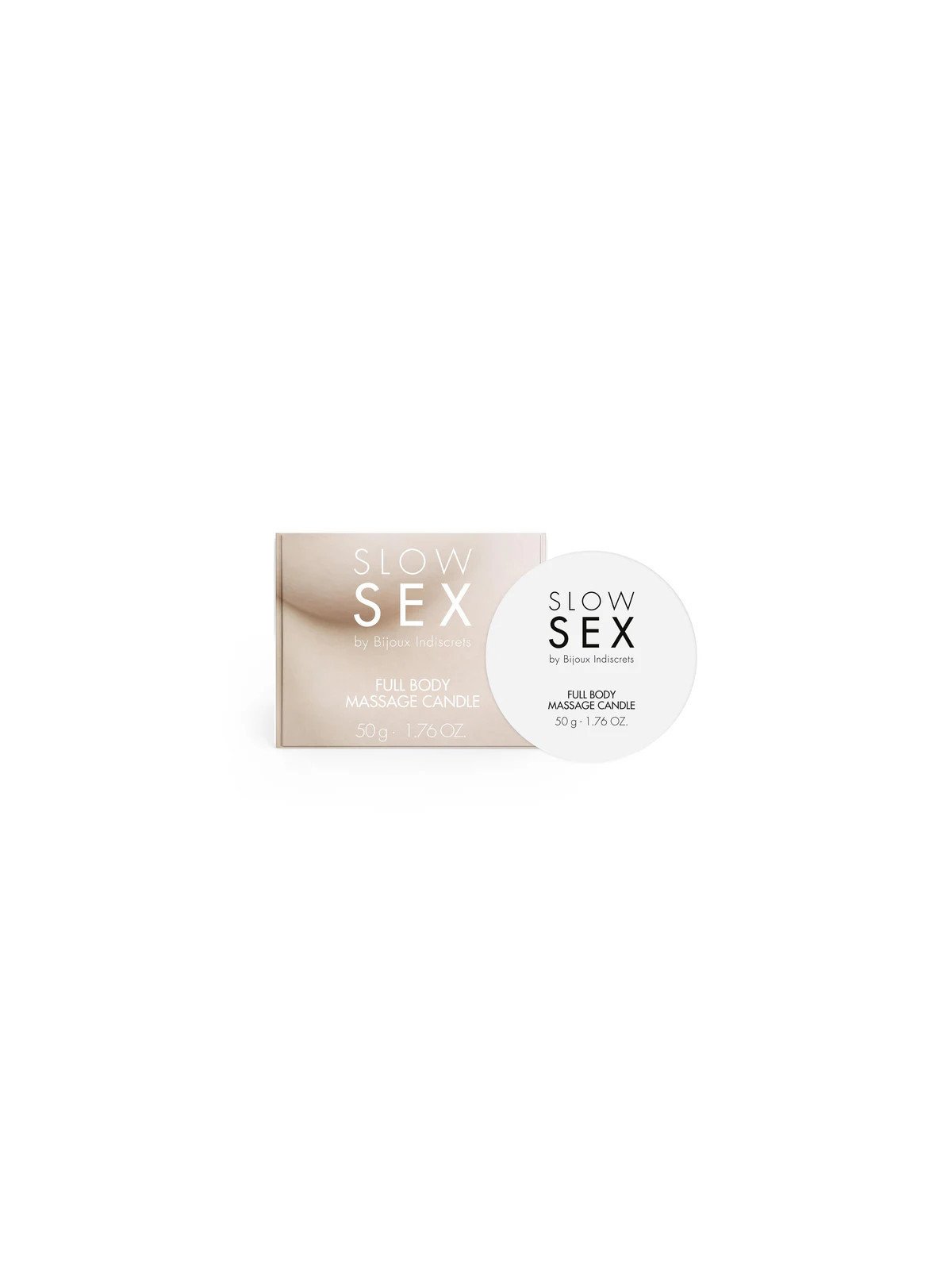 Bijoux Indiscrets Slow Sex Bougie de Massage Saveur Coco