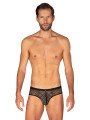 Severio Jockstrap Noir en Dentelle