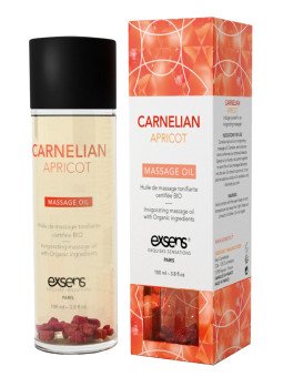 Exsens Huile de Massage Bio Tonifiante Abricot Cornaline