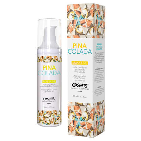 Exsens Gel de Massage Chauffant Gourmand Pina Colada