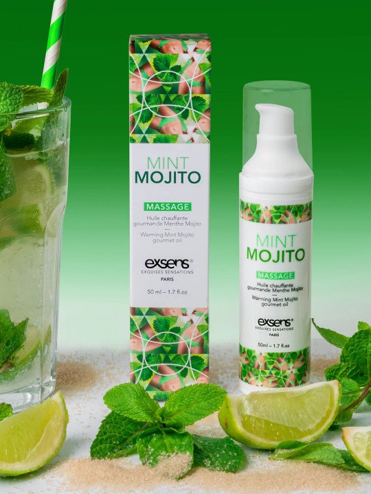 Exsens Gel de Massage Chauffant Gourmand Mojito