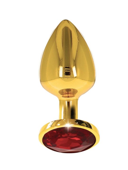 Taboom Plug Bijou Anal Or et Strass Rouge L