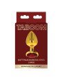 Taboom Plug Bijou Anal Or et Strass Rouge L