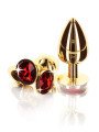 Taboom Plug Bijou Anal Or et Strass Rouge L