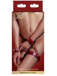 Taboom Attaches Cuisses et Menottes Poignets Bondage in Luxury