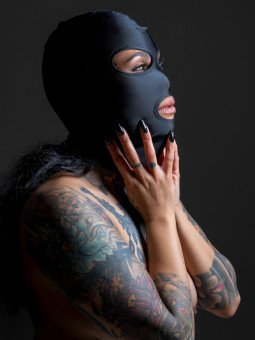 Taboom Cagoule Spandex Noir Bondage Essentials