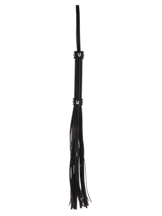 Taboom Grand Martinet Simili Cuir Noir Bondage Essentials