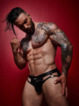 Cut4men Dongeon Jockstrap Wetlook Noir